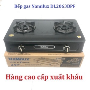 Bếp gas đôi NaMilux DL2063BPF