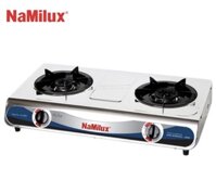Bếp gas đôi Namilux mặt inox