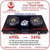 BẾP GAS ĐÔI NASONAL