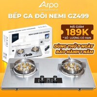 Bếp Gas Đôi NEMI GZ499 Với 9 Đầu Đốt Lửa To Tích Hợp Chế Độ Hẹn Giờ Cảm Biến An Toàn - Bếp Ga Cao Cấp Lắp Âm Và Dương