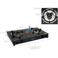 Bếp gas đôi Sakura SA-695SG
