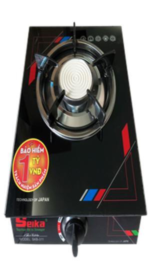 Bếp gas đơn mặt kính Seika SKB011