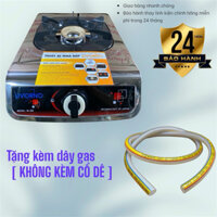 BẾP GAS ĐƠN VỎ INOX CHÉN ĐỒNG L_BI380D - Tiết Kiệm Gas –  [ Sử Dụng Bình Gas Lớn 6-12kg ]-TẶNG KÈM DÂY GAS