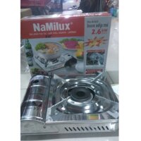 Bếp Gas Du Lich Inox Namilux an toàn gấp 2 lần