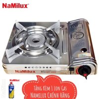 Bếp Gas Du Lịch Namilux inox 1911AS - Tự Động Ngắt Gas, Tiết Kiệm, Bền Bỉ + Tặng 1 Lon Gas Namilux