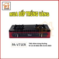 Bếp gas dương để bàn Paloma PA-V71ER PA-V72ER, sản xuất tại Việt Nam, mặt bếp tráng men cao cấp, đầu đốt ECO tiết kiệm