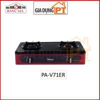 Bếp gas dương để bàn Paloma PA-V71/V72 các màu, sx tại Việt Nam,linh kiện nhập khẩu Nhật Bản, đầu đốt ECO tiết kiệm gas