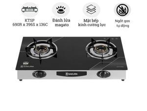 Bếp gas dương đôi Sakura SA-512AG