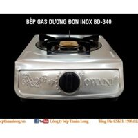 Bếp gas dương đơn inox Owani BD-340