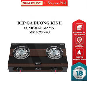 Bếp gas dương kính Sunhouse Mama MMB0788-SG