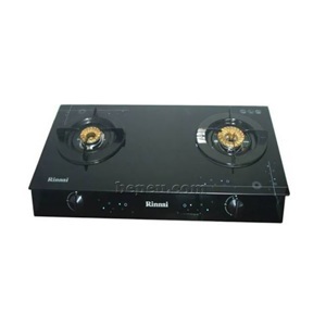 Bếp gas dương Rinnai RV-7 Double Glass SP - Bếp đôi, mặt kính