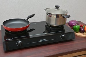 Bếp gas dương Rinnai RV7Double Glass(L)