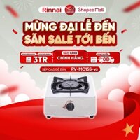 Bếp gas dương Rinnai RV-MC15S mặt bếp inox và kiềng bếp men - Hàng chính hãng.