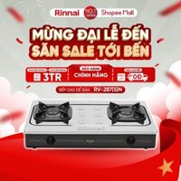 Bếp gas dương Rinnai RV-287(S)N mặt bếp inox và kiềng bếp men - Hàng chính hãng.