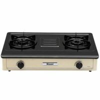 Bếp gas dương Rinnai RV-A271Y(EB) mặt bếp men và kiềng bếp men - Hàng chính hãng