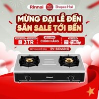 Bếp gas dương Rinnai RV-B274SB(S) mặt bếp inox và kiềng bếp men - Hàng chính hãng.