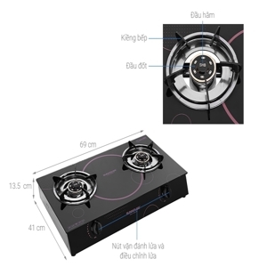 Bếp gas dương Sunhouse SHB307