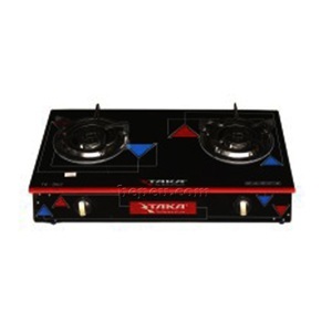 Bếp gas dương Taka TK-KH2 - Bếp đôi, màu đen phối đỏ