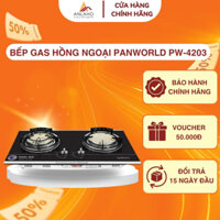 Bếp Gas Hồng Ngoại Panworld PW-4203, Công Nghệ Không Ngọn Lửa, Tiết Kiệm Gas Thái Lan BH 12 Tháng