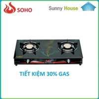 Bếp Gas Hồng Ngoại Soho Mặt - Kiếng Cường Lực - Chịu Nhiệt - Tiết Kiệm 30% lượng Gas Tiêu Thụ -Bảo Hành 2 năm