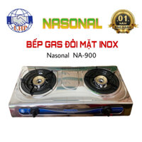 Bếp gas inox - bếp ga đôi inox - chén đồng NASONAL NA-900 - Tiết kiệm gas