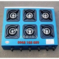 Bếp Gas Nấu Mì Cay 6 Họng 6 Đầu Đốt GIÁ RẺ