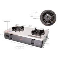 Bếp gas Paloma PA-7PSJ - Nhập Khẩu Từ Nhật Bản- {HÀNG CHÍNH HÃNG - MỚI 100% }