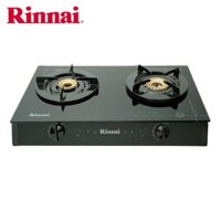 Bếp gas RINNAI 7 tấc RV-7 DOUBLE GLASS - Chén đồng có đầu hâm tiết kiệm gas