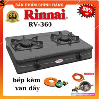Bếp gas Rinnai Rv-360 mặt men-bếp ga tốt,an toàn,tiết kiệm gas,giá rẻ,bảo hành 24 tháng chính hãng