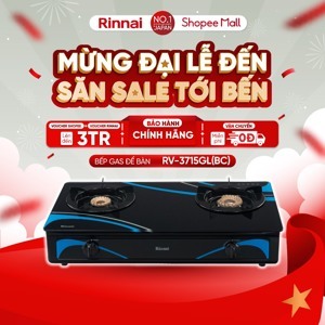 Bếp gas Rinnai RV-3715GL(BC)