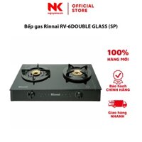 Bếp gas Rinnai RV-6DOUBLE GLASS (SP)