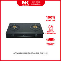 BẾP GAS RINNAI RV-7DOUBLE GLASS L - Hàng chính hãng