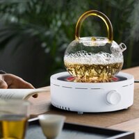 Bếp gốm điện hồng ngoại mini 800W Bếp điện mini pha trà pha cafe Bếp hồng ngoại Đa năng