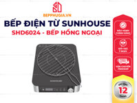 Bếp Hồng Ngoại 2 Vòng Nhiệt Sunhouse SHD6024