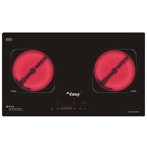 Bếp hồng ngoại âm 2 vùng nấu Canzy CZ 72CBS Luxury