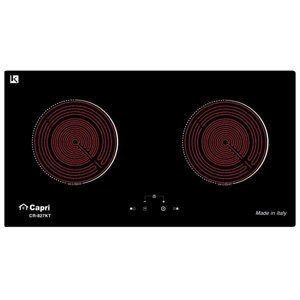 Bếp hồng ngoại âm 2 vùng nấu Capri CR-827KT
