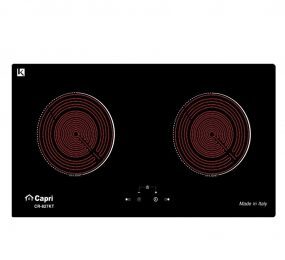 Bếp hồng ngoại âm 2 vùng nấu Capri CR-827KT
