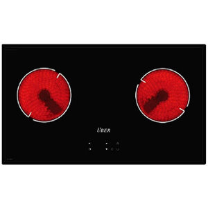 Bếp hồng ngoại âm 2 vùng nấu Uber R-02T