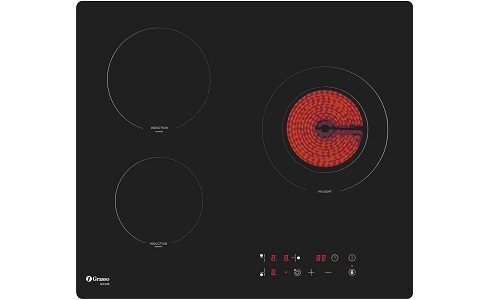 Bếp hồng ngoại âm 3 vùng nấu Grasso GS1-306 ( GS1-306S, GS1-306E, GS-306)