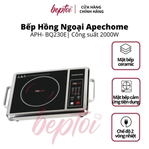 Bếp hồng ngoại dương 1 vùng nấu Apechome APH-BQ230E