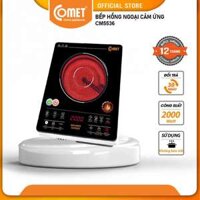 Bếp Hồng Ngoại Cảm ứng Comet CM5536 - Công suất 2000W - Sử dụng được với tất cả các loại nồi chảo - Bảo hành 12 tháng - Hàng Chính Hãng