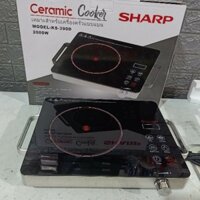 Bếp hồng ngoại cảm ứng đa năng Sharp KS-390D công suất 2000W, Công Nghệ Nhật,chính hãng với thiết kế tay cầm an toàn