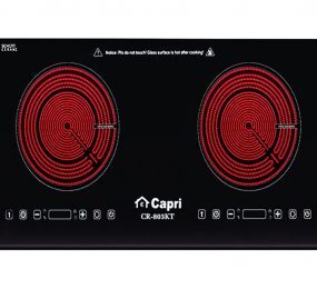 Bếp hồng ngoại âm 2 vùng nấu Capri CR-803KT