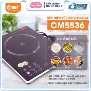 Bếp hồng ngoại dương 1 vùng nấu Comet CM5536