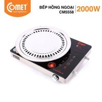 Bếp hồng ngoại Comet  Cm5558 cao cấp tặng kèm vỉ nướng inox