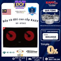 Bếp hồng ngoại đôi KAFF nhập khẩu Malaysia KF-073CC - Hàng chính hãng
