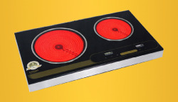 Bếp hồng ngoại dương 2 vùng nấu Sanko E Cooker