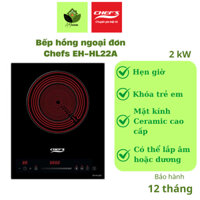 Bếp hồng ngoại domino/ Bếp đơn Chef’s EH-HL22A