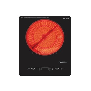 Bếp hồng ngoại dương 1 vùng nấu Faster FS 218E