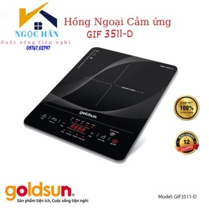 Bếp hồng ngoại đơn Goldsun GIF3511-D